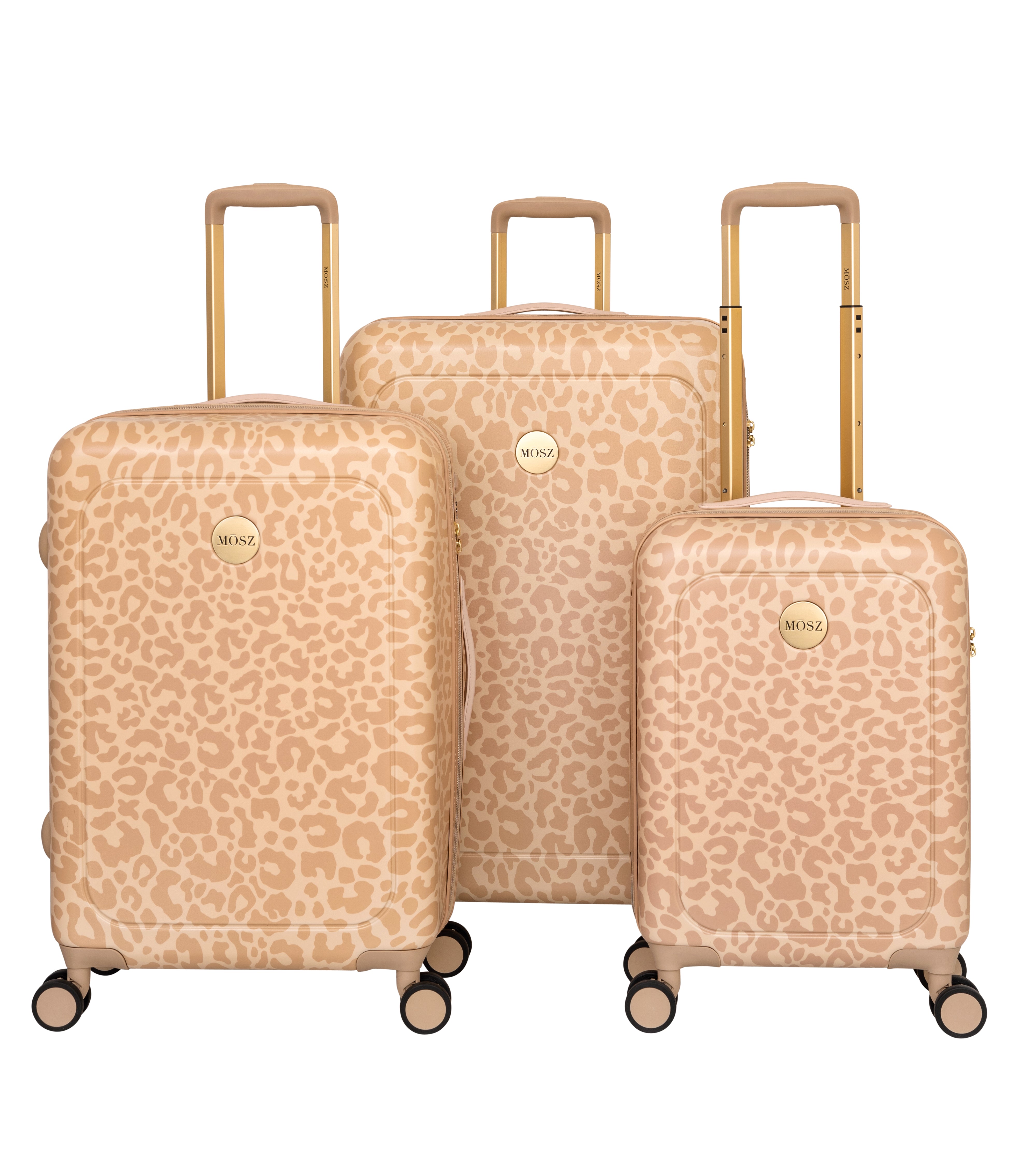 Latte Leo 3-delige Lauren kofferset: 55 / 66/ 76 cm