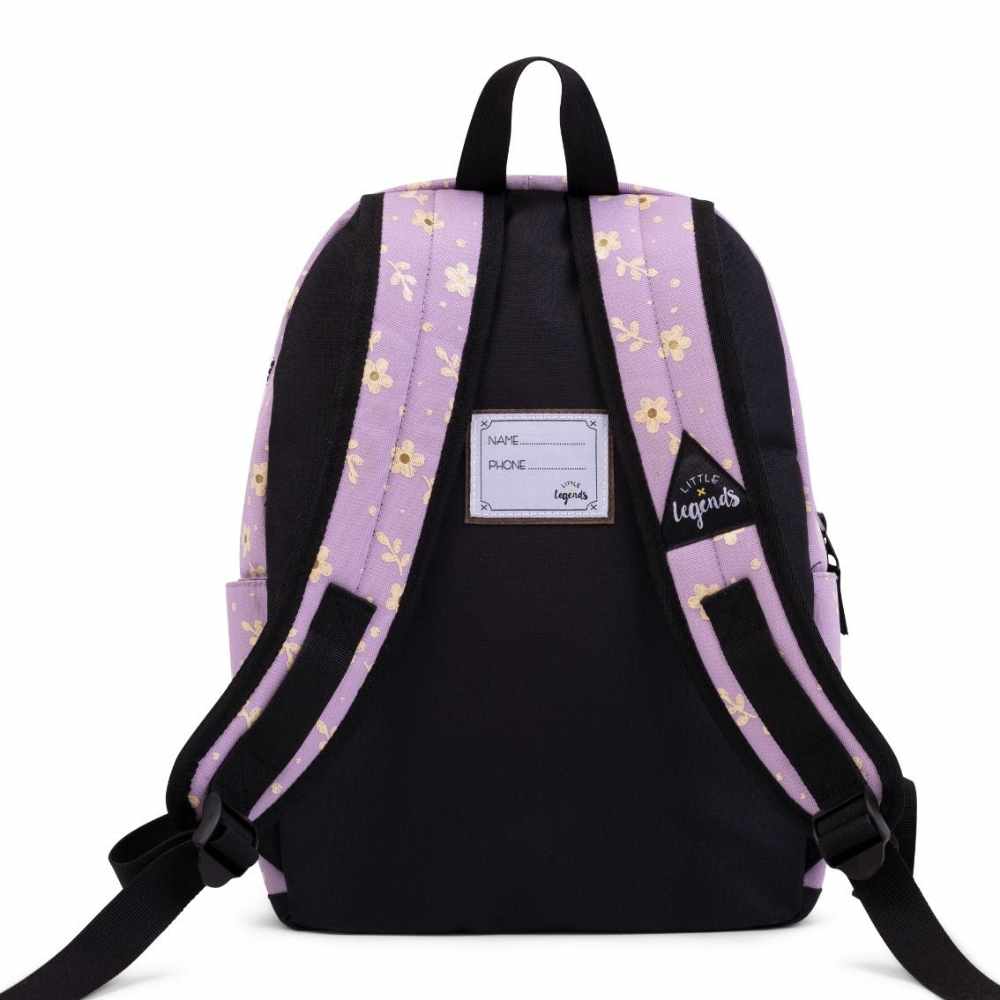 Lia flower kinderrugzak achterzijde