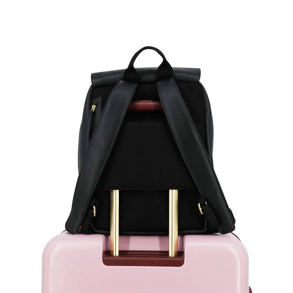 laptop rugzak 15 inch zwart achterzijde