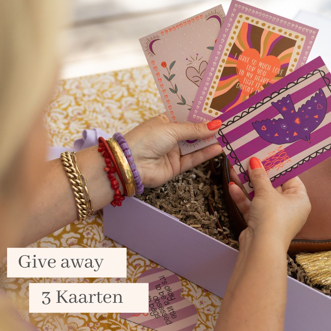 3 give kaarten kado