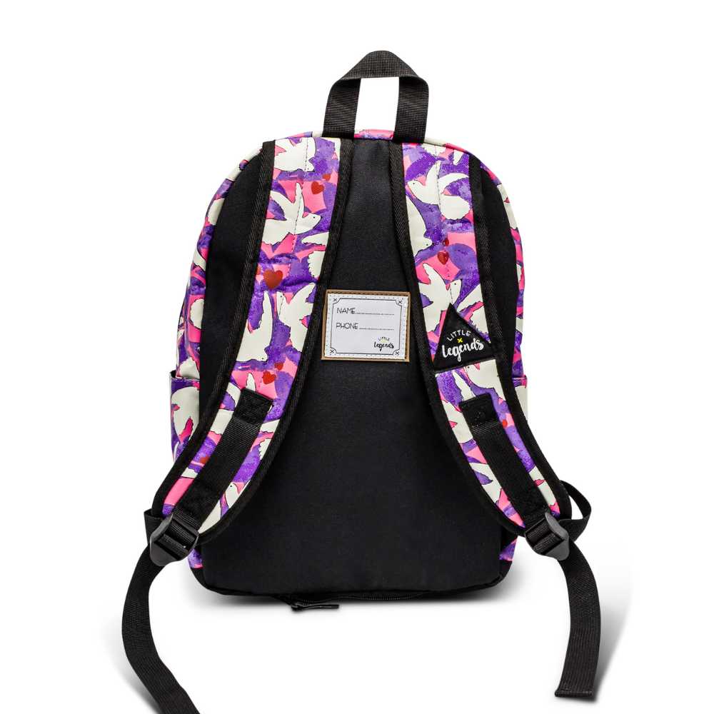 kinderrugzak Love bird achterzijde