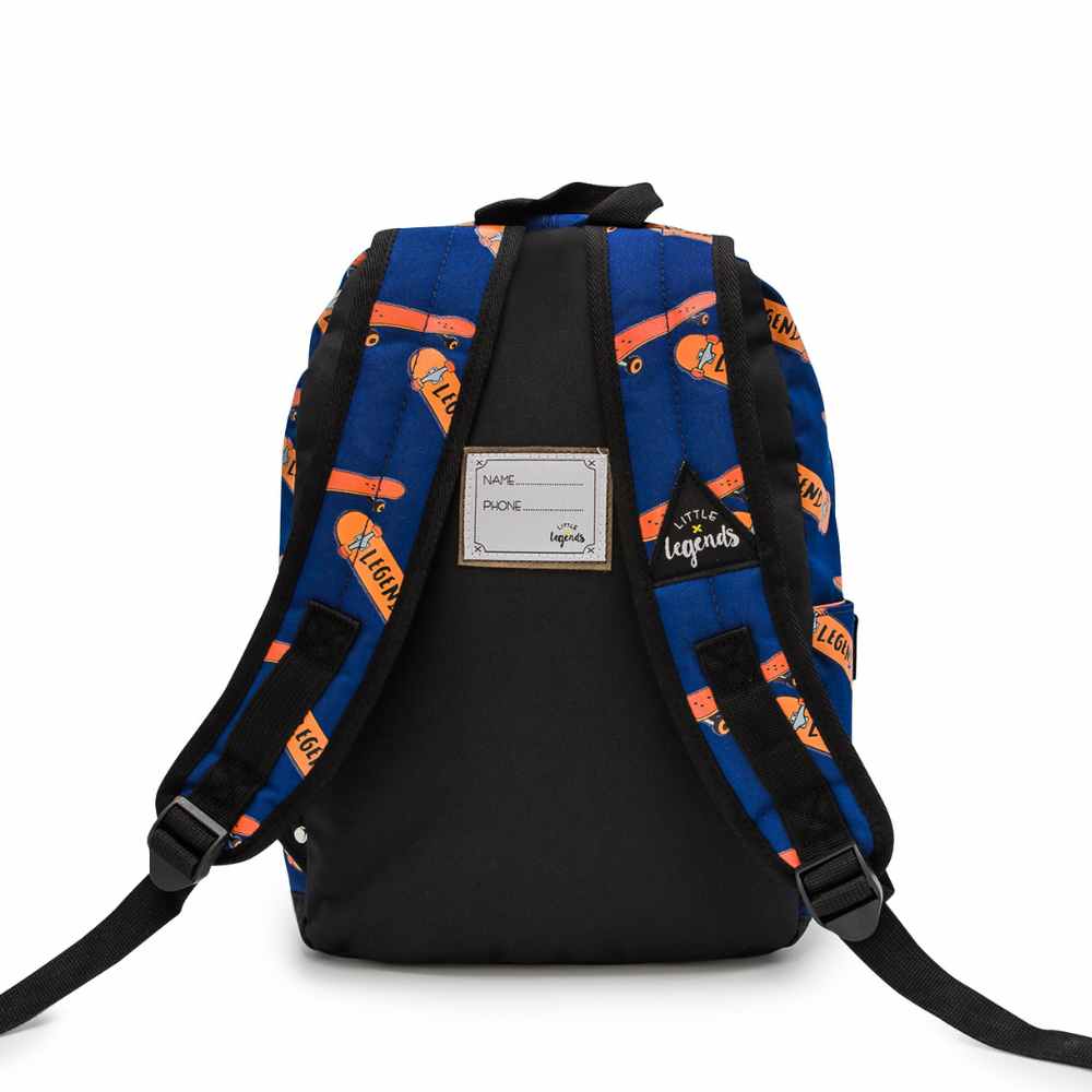 kinderrugzak skateboard achterzijde