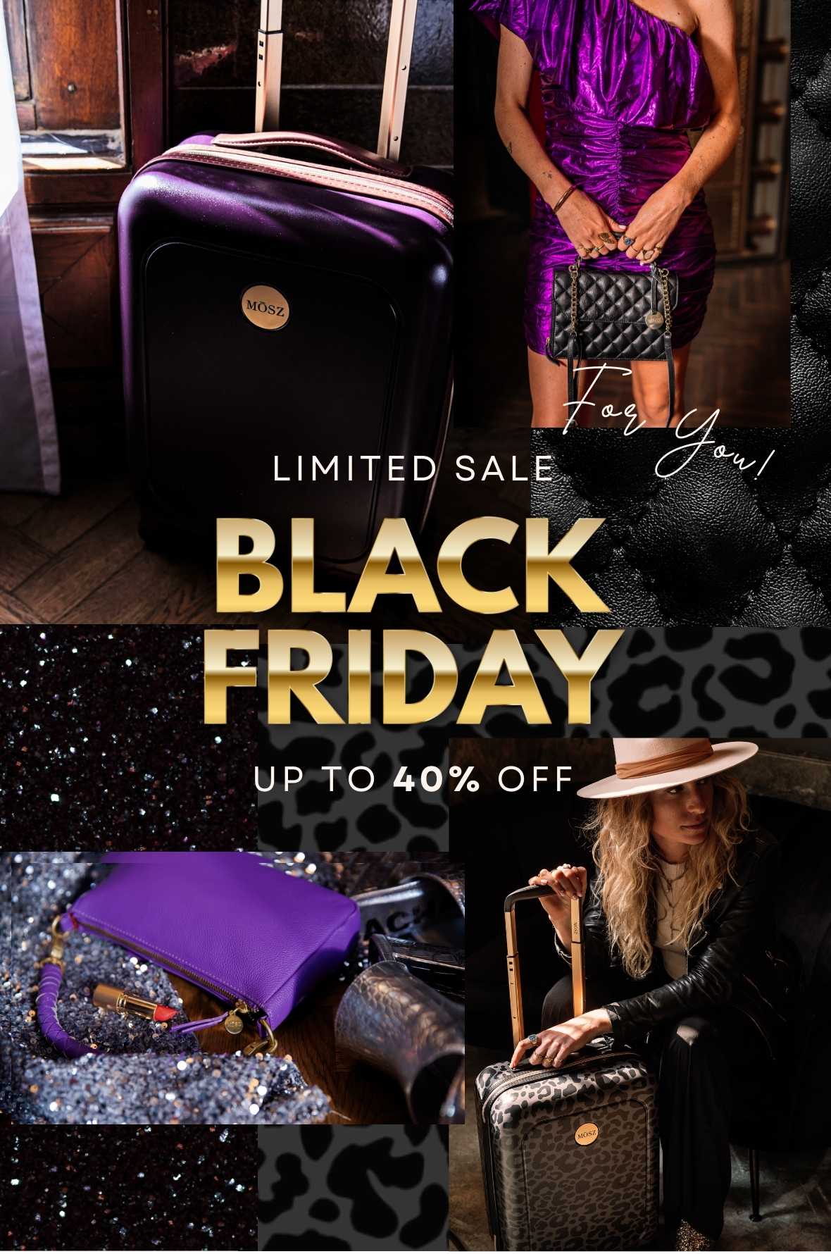 black friday deals tassen en koffers