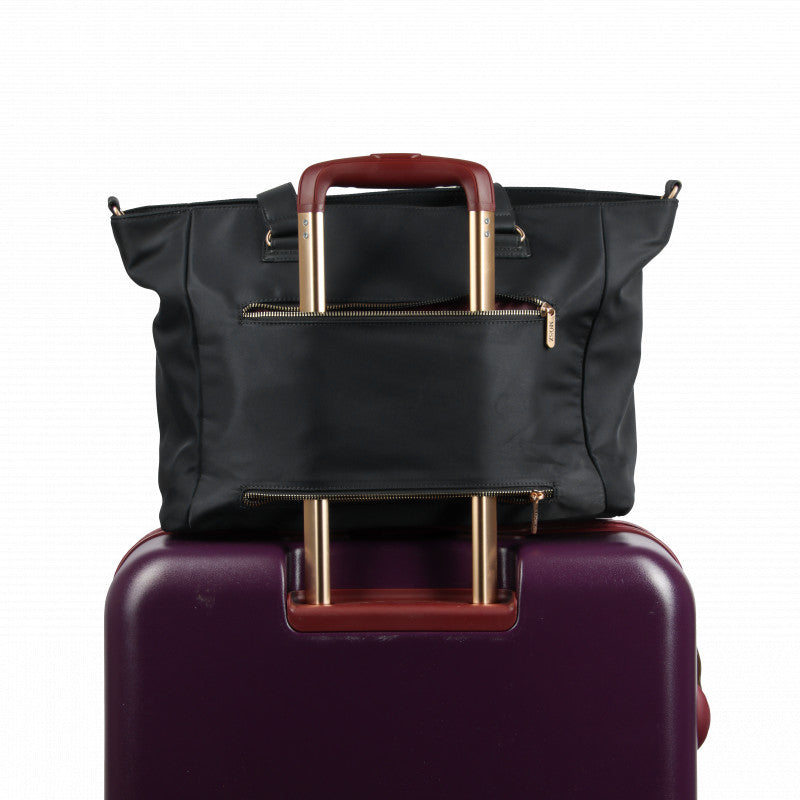 Laptoptas shopper dames 15.6 inch zwart p koffer