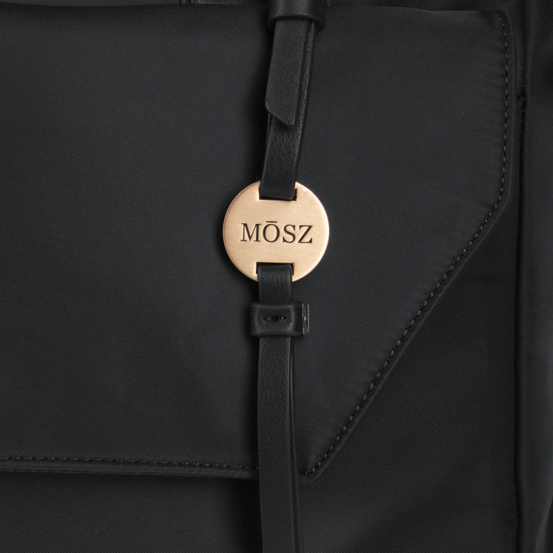 Laptoptas shopper dames 15.6 inch zwart logo