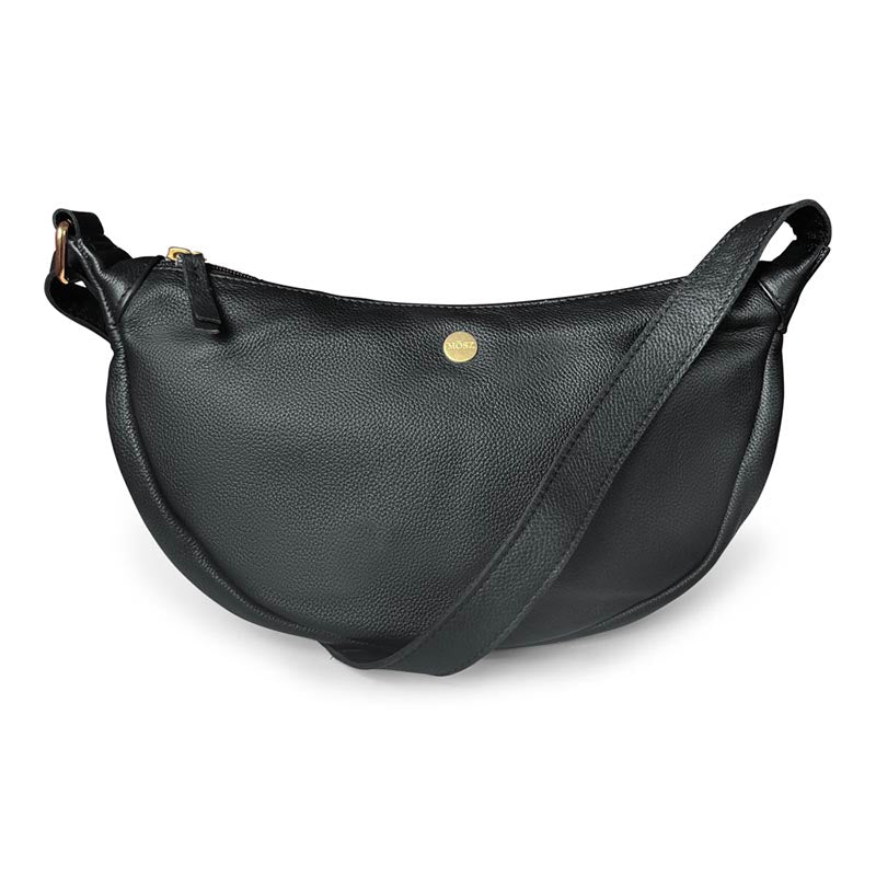 Zwart Bumbag leer