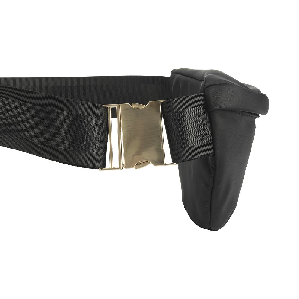 Crossbody heuptas zwart zijkant