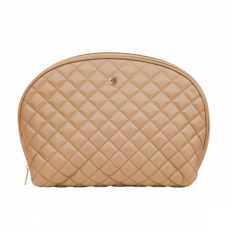 Toilettas dames groot beige