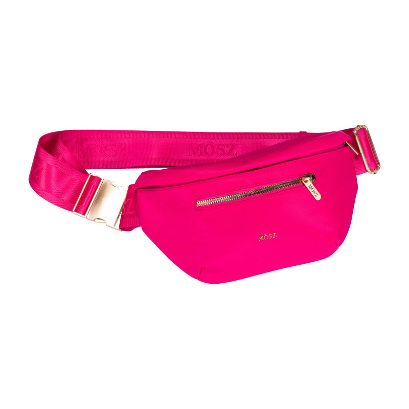 Crossbody Heuptas dames nylon - fuschia - MŌSZ Jessy