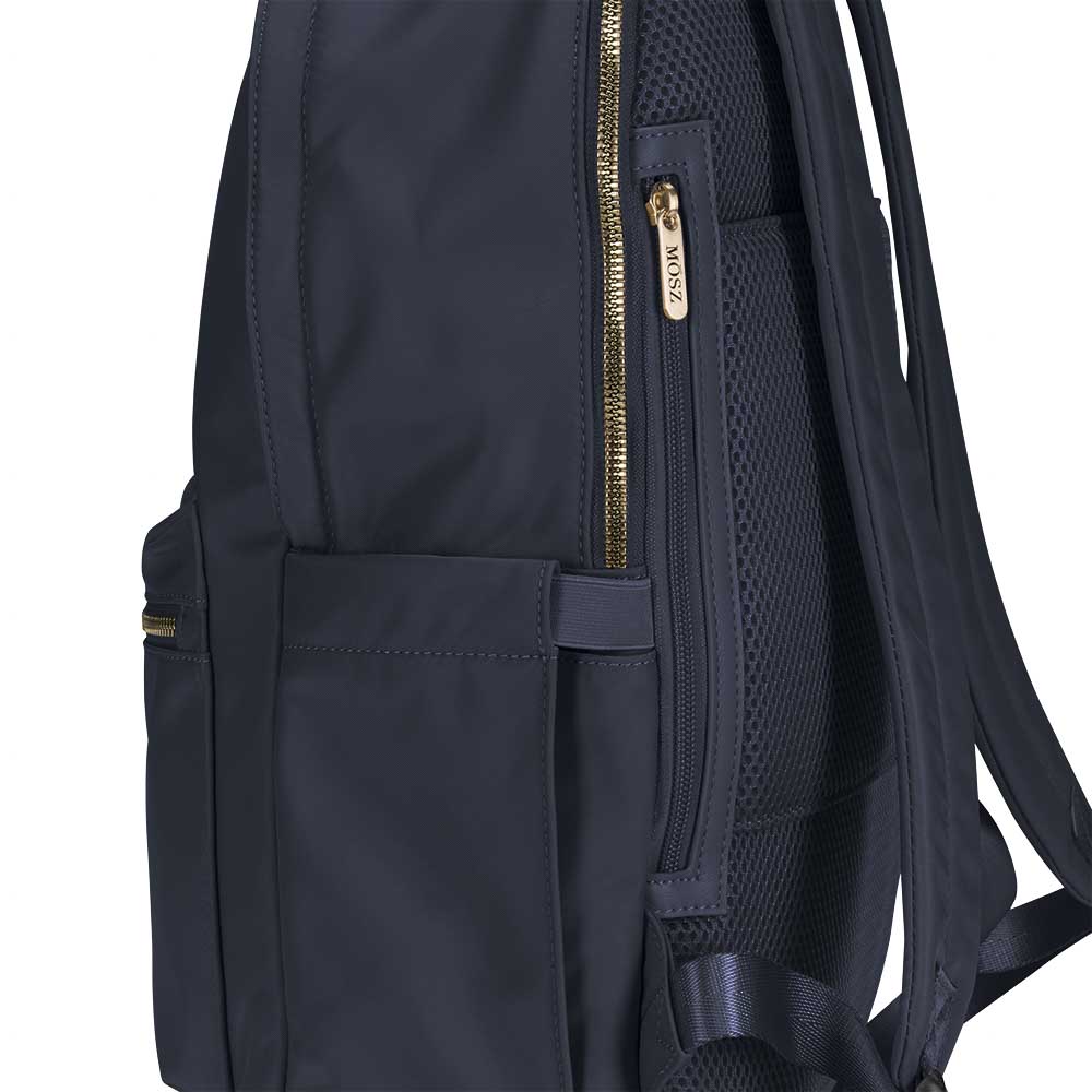 Laptoprugzak dames nylon 15.6 inch - donkerblauw - MŌSZ Maren