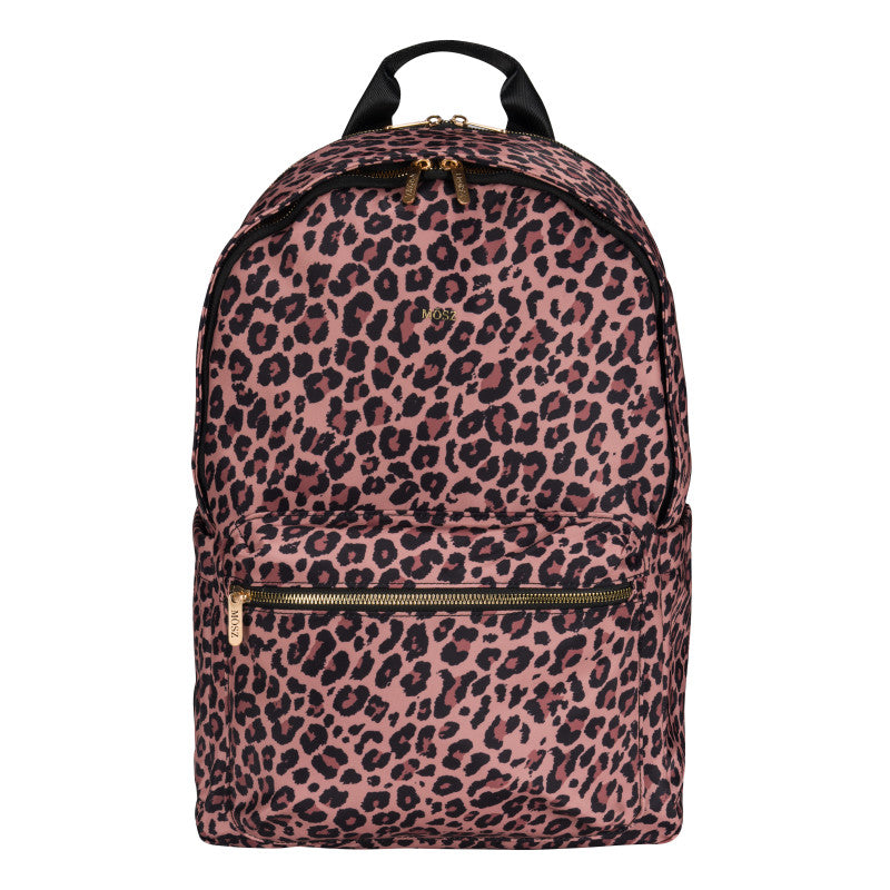 Laptoprugzak dames nylon 15.6 inch - panterprint - MŌSZ Maren