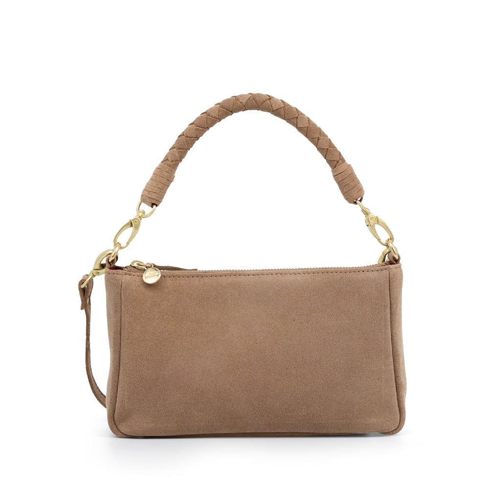 handtas dames, dames tas zand voorzijde