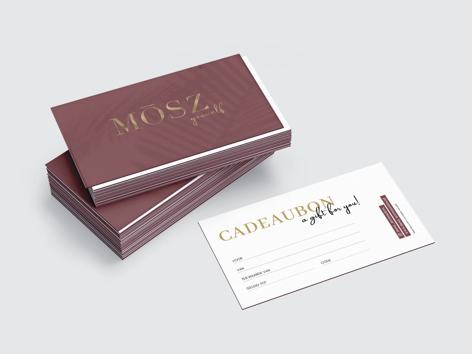 Verras met de perfecte cadeaukaart van MŌSZ voor elke gelegenheid