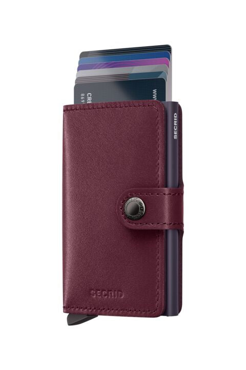 SECRID Miniwallet Original Burgundy – Pasjeshouder dames pasjes