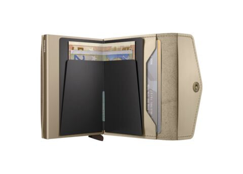 SECRID Envelope wallet latte crème binnenzijde