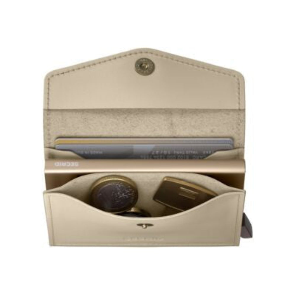 SECRID Envelope wallet latte crème bovenzijde