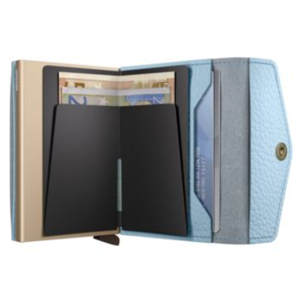 SECRID Envelope wallet ice blue binnenzijde