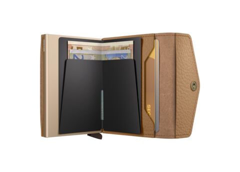 SECRID Envelope wallet cappuccino binnenzijde