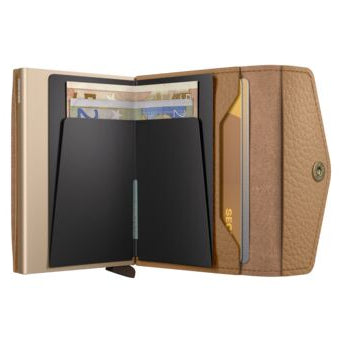 SECRID Envelope wallet cappuccino binnenzijde