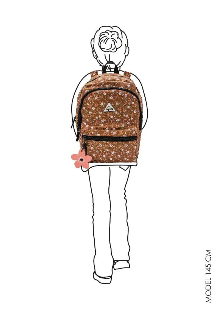 Kinderrugzak Little Legends - Vintage Flower Backpack L schaalfoto