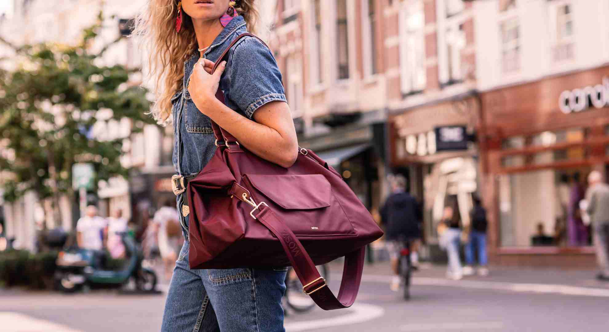 handbagage tas voor op trolley