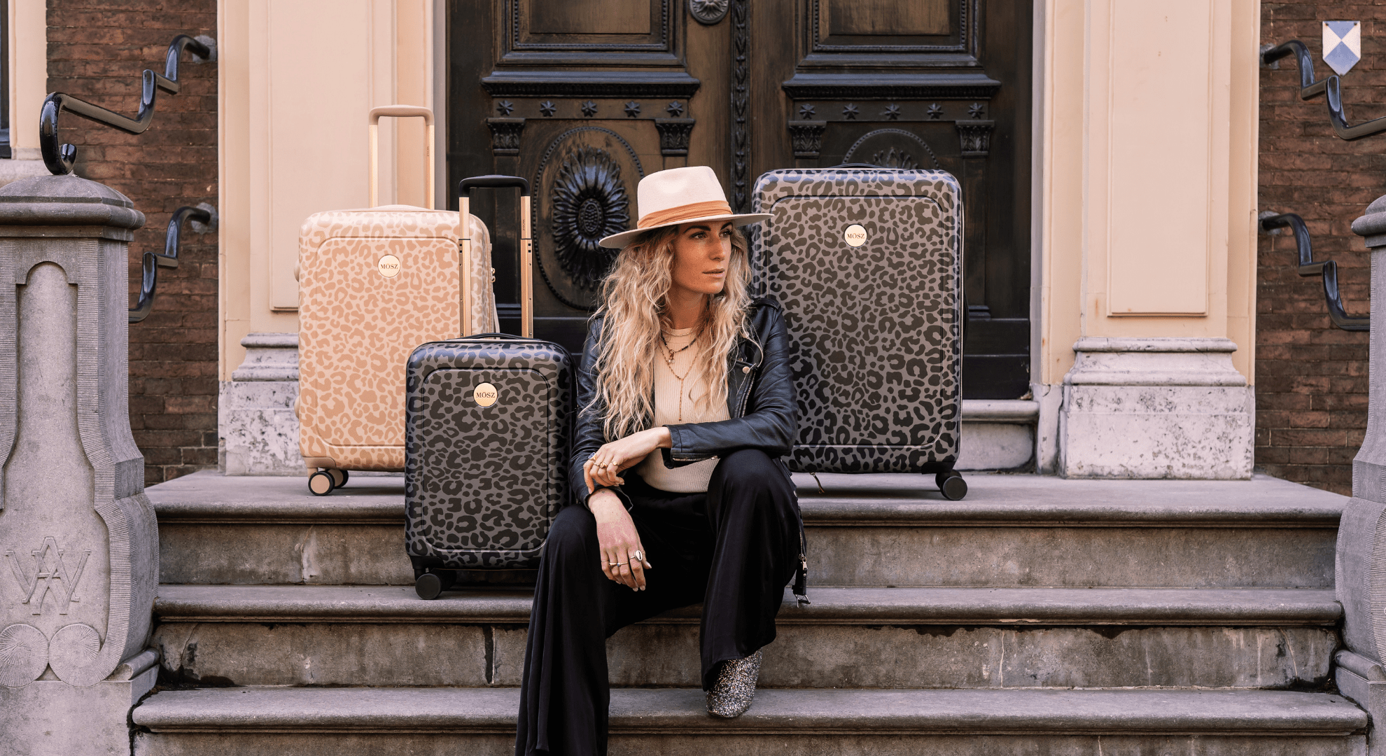 Panter koffers in Amsterdam
