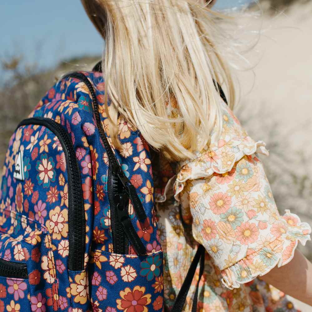 Flower Power kinderrugzak sfeer