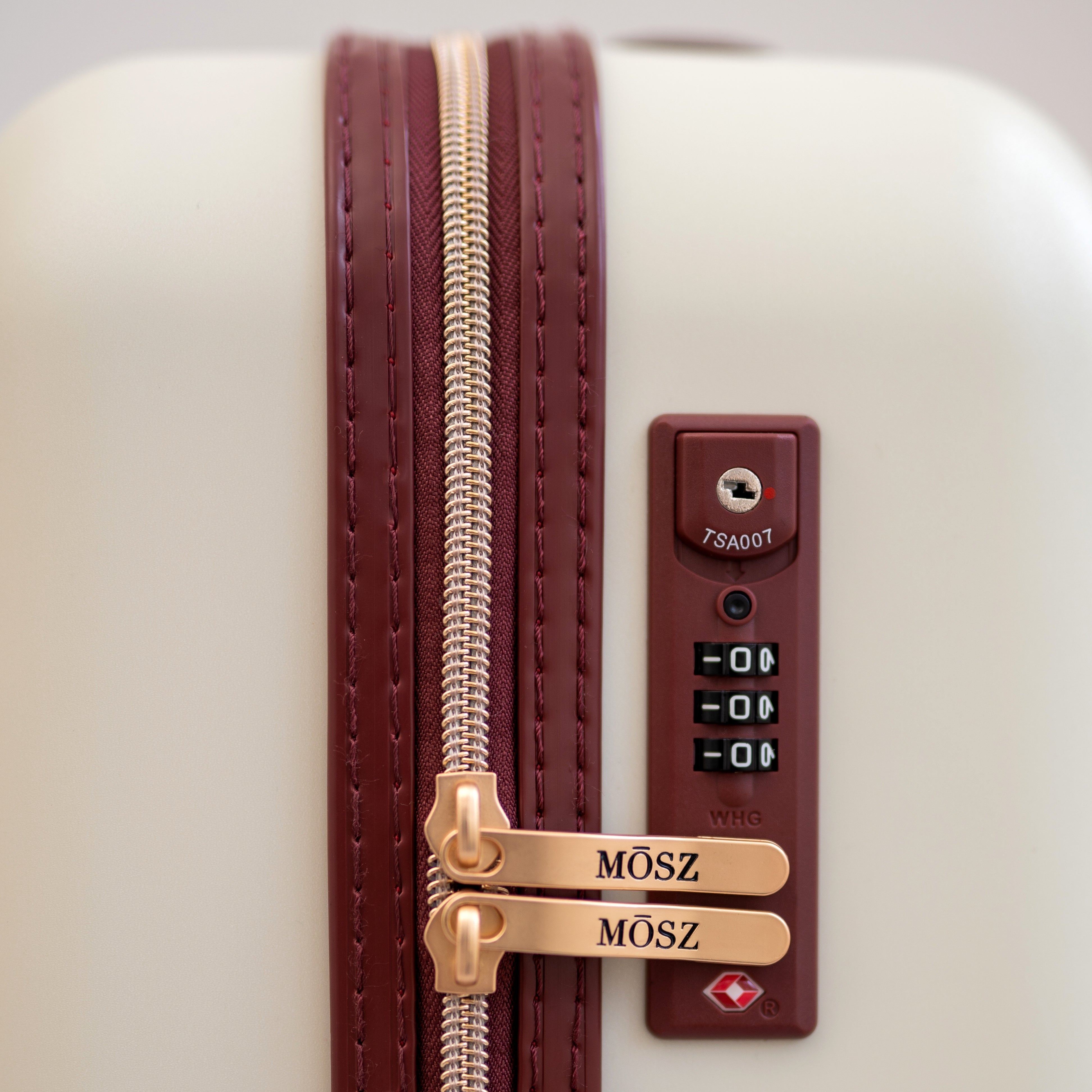 handbagage koffer wit tsa slot