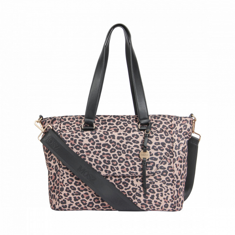 Laptoptas shopper dames 15.6 inch panterprint