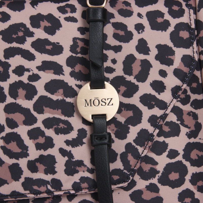 Laptoptas shopper dames 15.6 inch panterprint logo