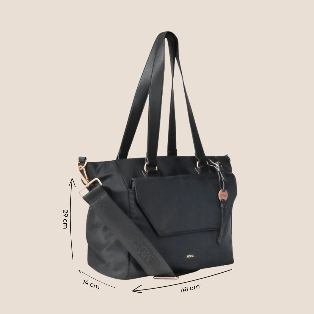 Laptoptas shopper dames 15.6 inch zwart specificaties