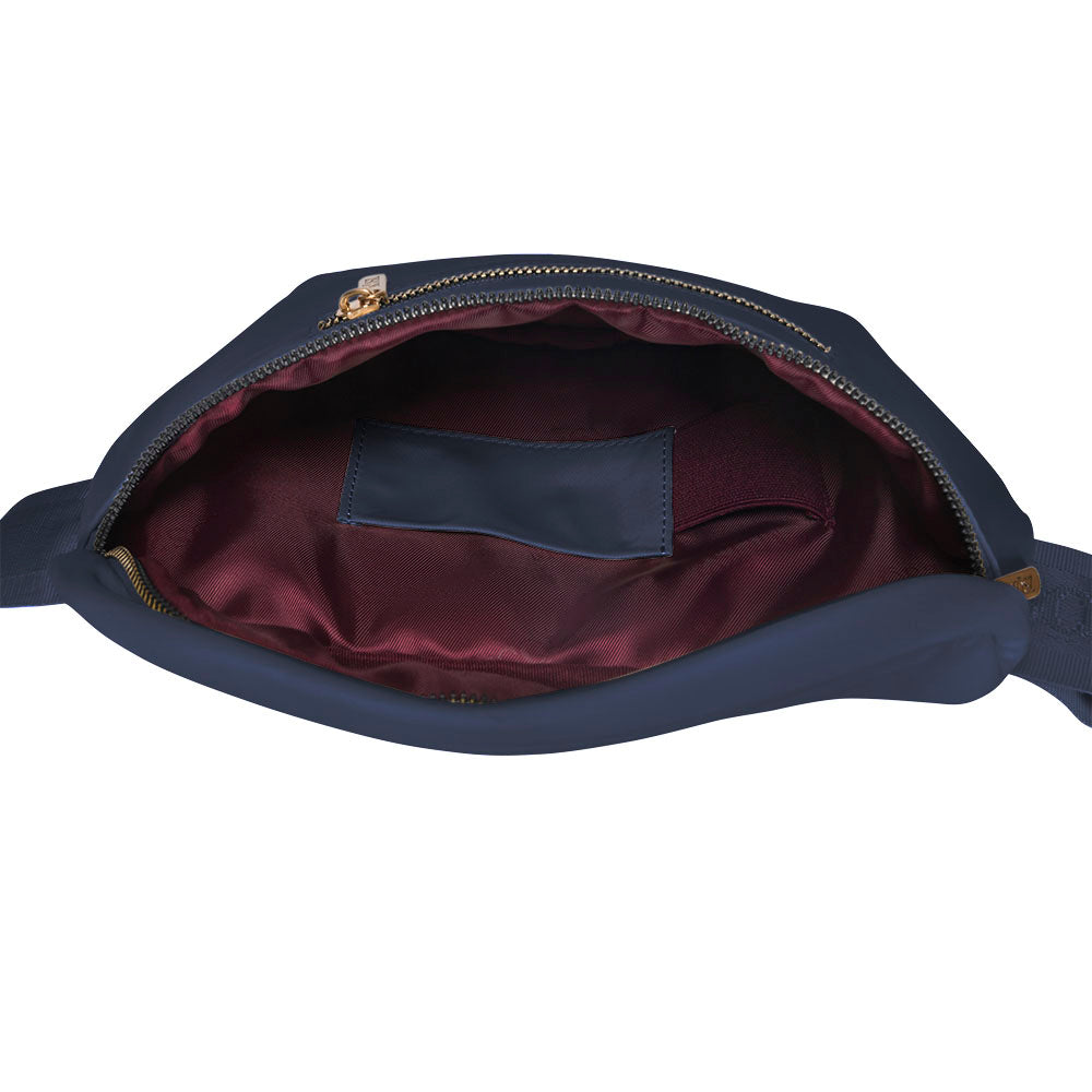 Crossbody Heuptas dames nylon - donkerblauw - MŌSZ Jessy