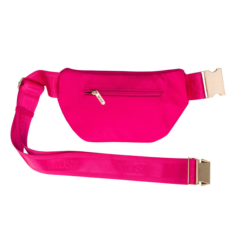 Crossbody Heuptas dames nylon - fuschia - MŌSZ Jessy