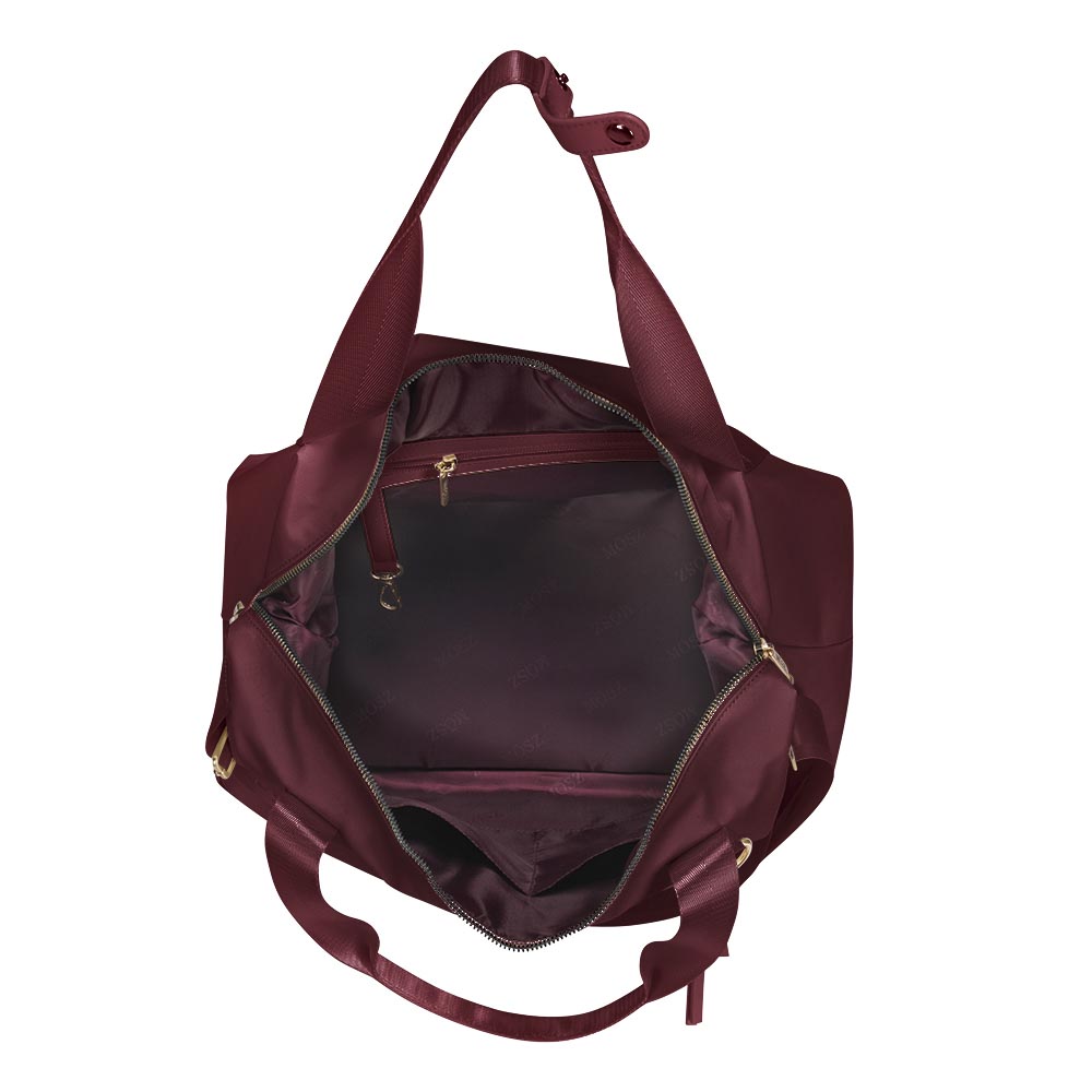 Sandy M aubergine schoudertas 40x30x20 cm - MŌSZ