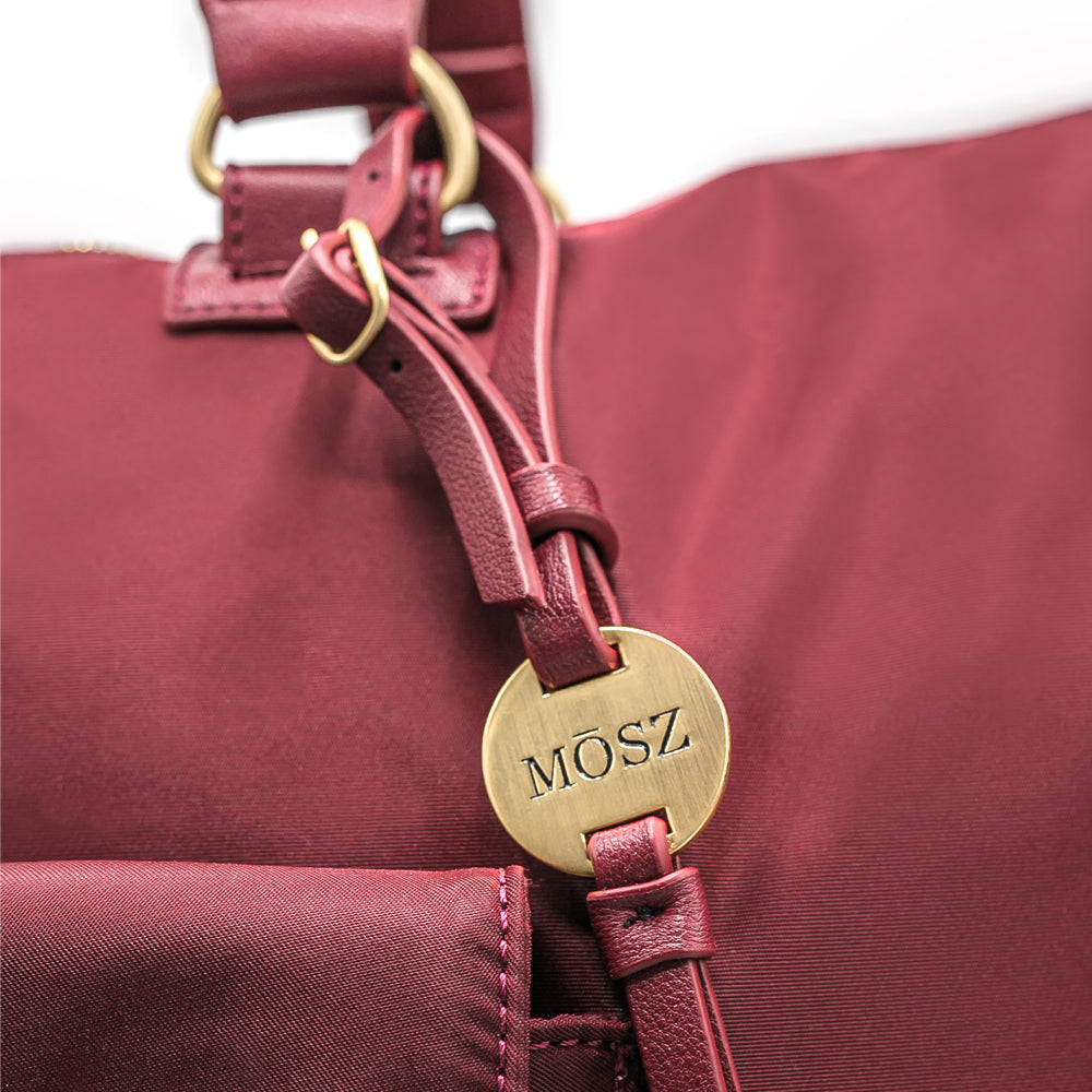 weekendtas  bordeaux detail