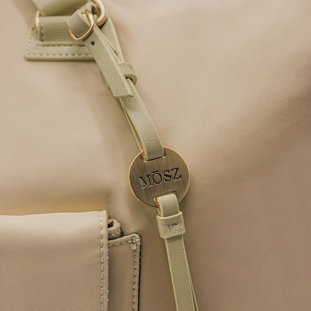 weekendtas beige details