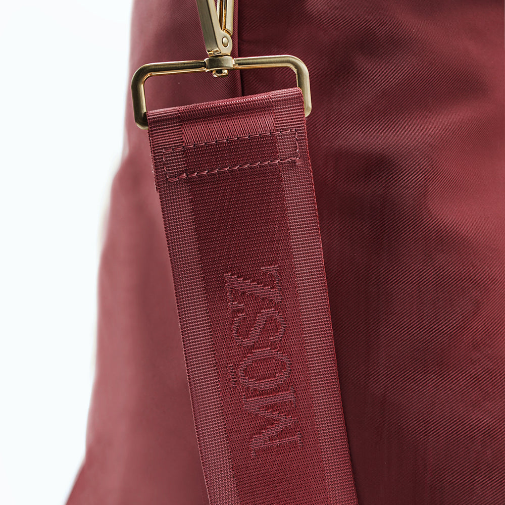 weekendtas  bordeaux detail