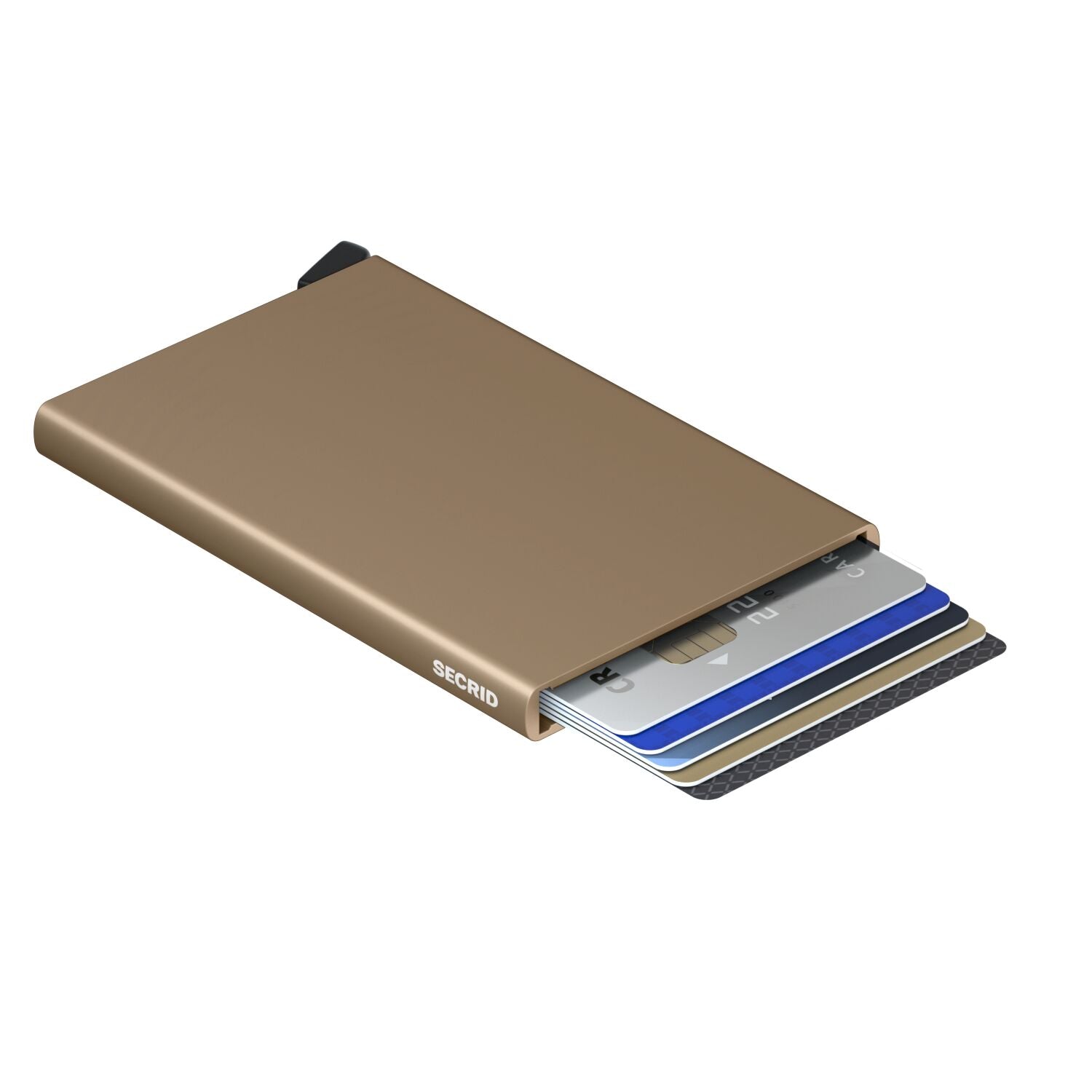 SECRID Cardprotector Zand – Pasjeshouder dames bovenaanzicht