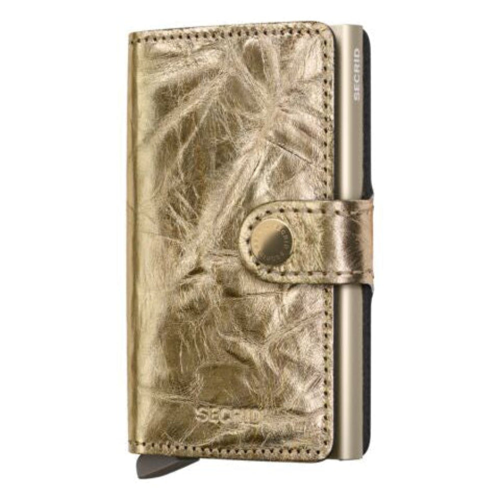 SECRID Miniwallet Goud | Pasjeshouder dames 