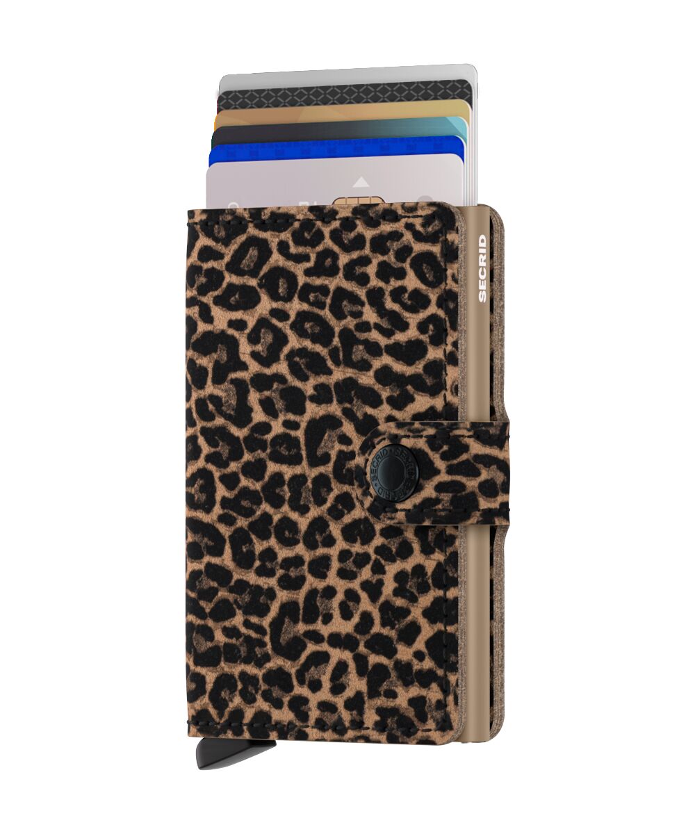 SECRID Miniwallet Leo Beige – Pasjeshouder dames pasjes