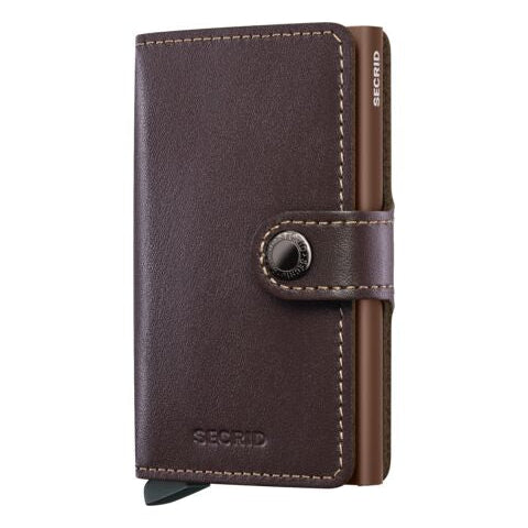 SECRID Miniwallet Chocoladebruin | Pasjeshouder dames 