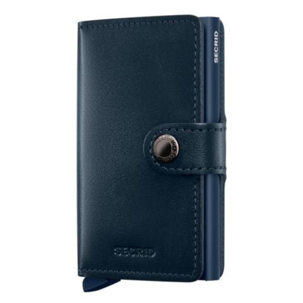 SECRID Miniwallet donker blauw | Pasjeshouder dames