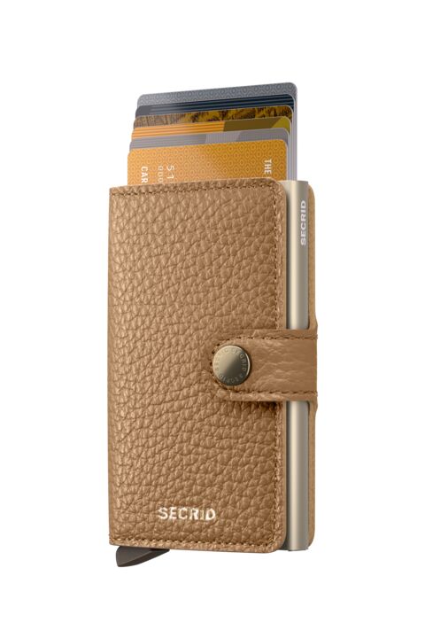 SECRID Miniwallet Cappuccino | Pasjeshouder dames pasjes