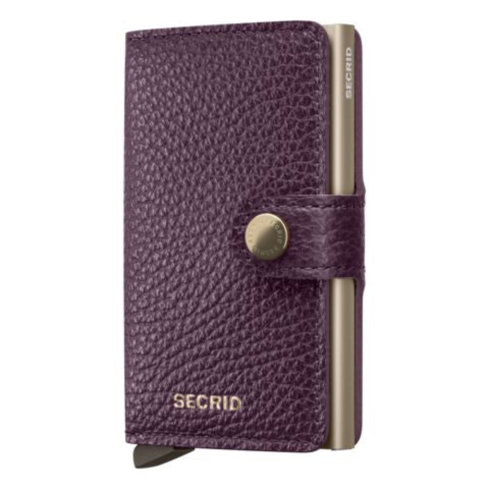 SECRID Miniwallet Donkerpaars | Pasjeshouder dames