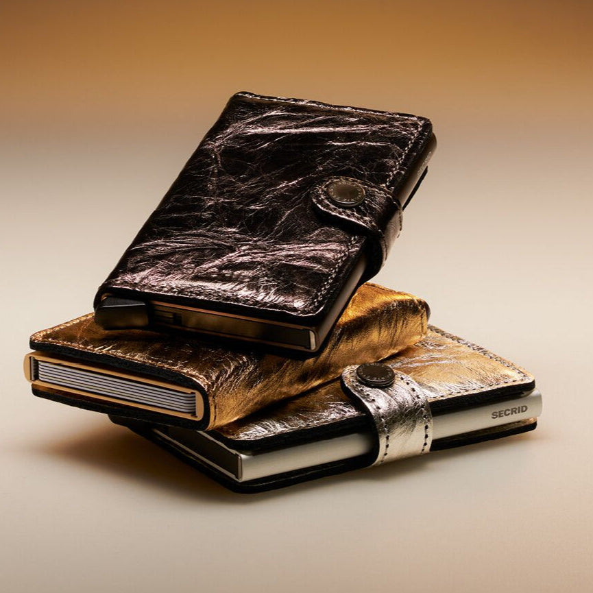 SECRID Miniwallet Brons | Pasjeshouder dames sfeer
