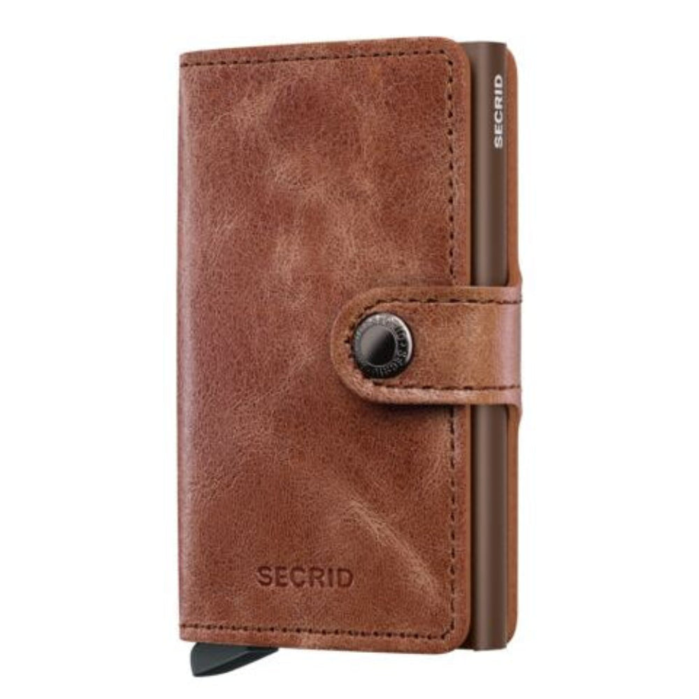 SECRID Miniwallet Cognac | Pasjeshouder dames