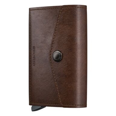 SECRID Envelope vintage donker bruin voorzijde